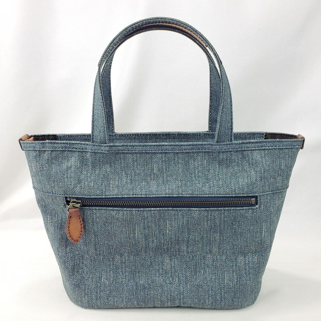 Dakota　デニム　バッグ　ダコタ　ハンドバッグ　ロゴ　レザー