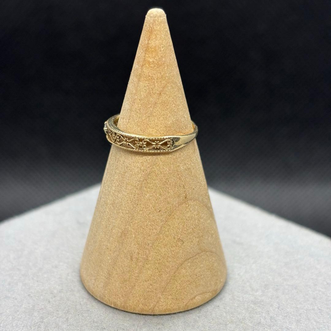 即決 K10 ゴールド リング 指輪 5号