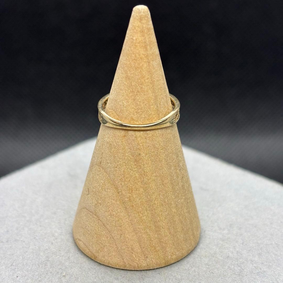 即決 K10 ゴールド リング 指輪 5号