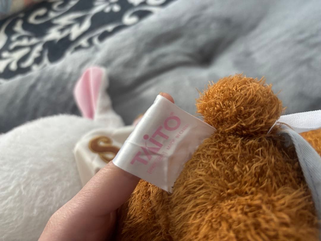 シュガーバニーズ　しろうさ＆くろうさ ぬいぐるみ