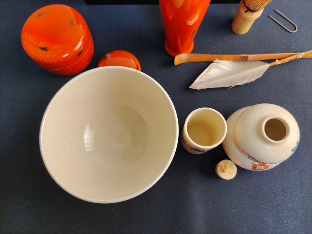 根来塗 利休茶箱 茶箱揃 野点 茶事 茶器 茶道具 セット