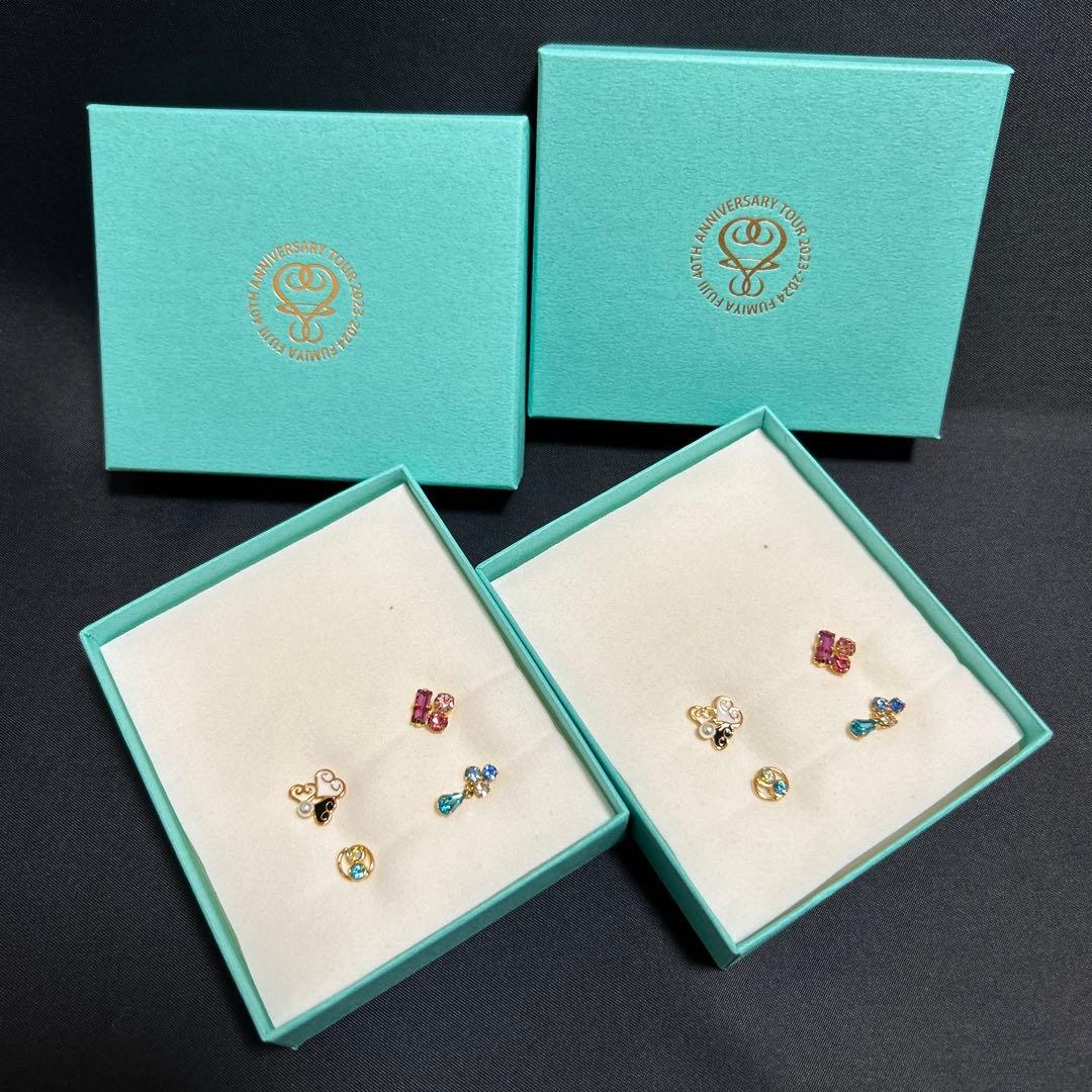 藤井フミヤ ライブグッズ ツアーグッズ FFピアス2箱セット ※訳ありに