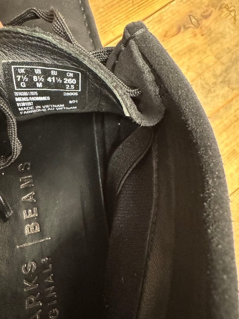 【付属品有】clarks beams wallabee gtx 26cm