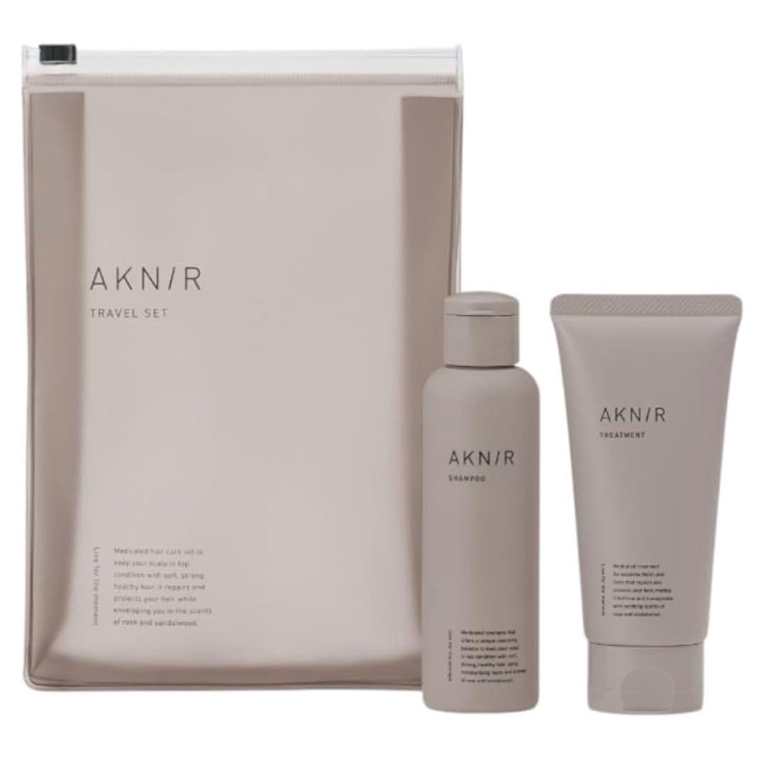 新品 アクニー 薬用ヘアシャンプー＋薬用ヘアトリートメント+トラベルセット 梨花