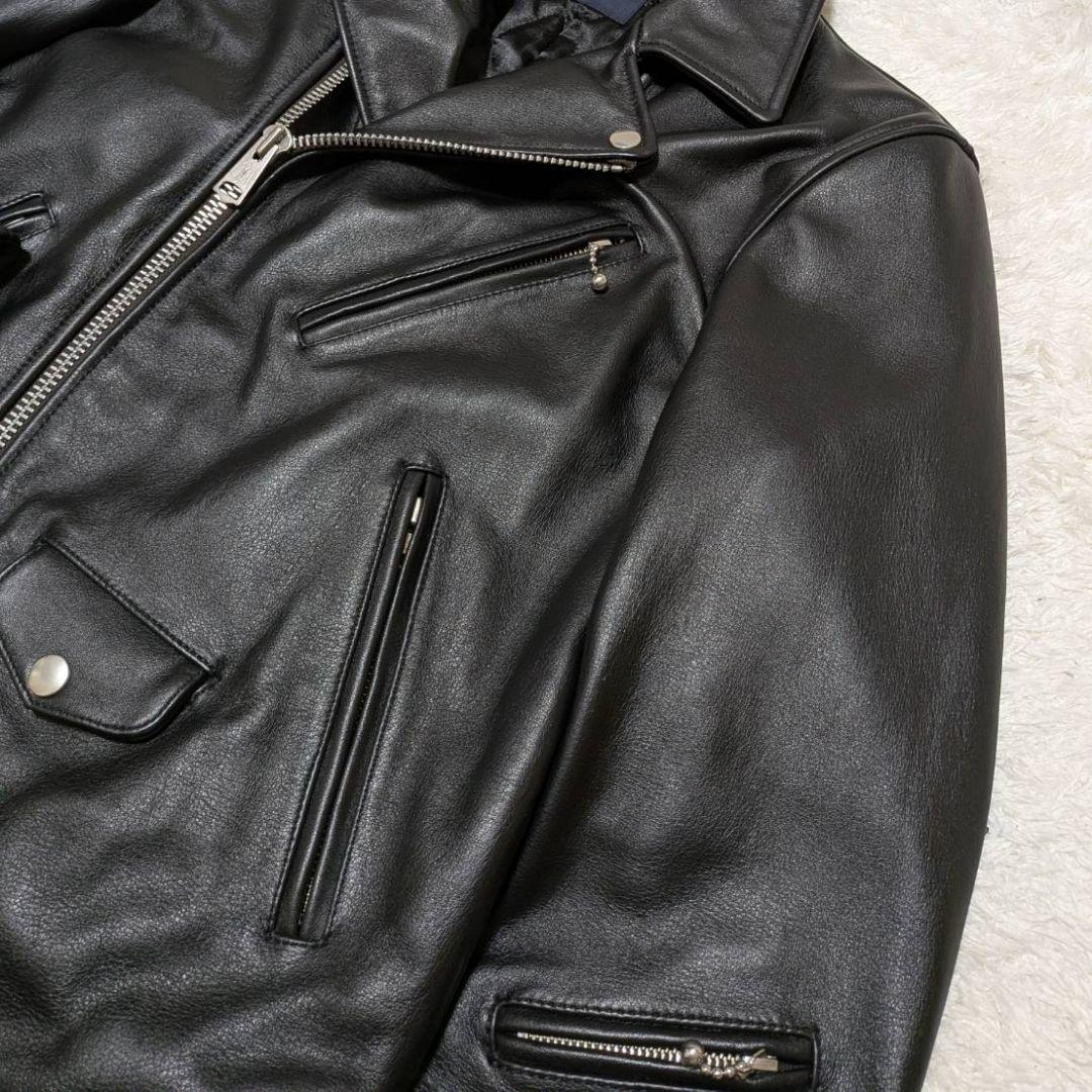 アメリカンラグシー ダブルライダースジャケット 牛革 裏地