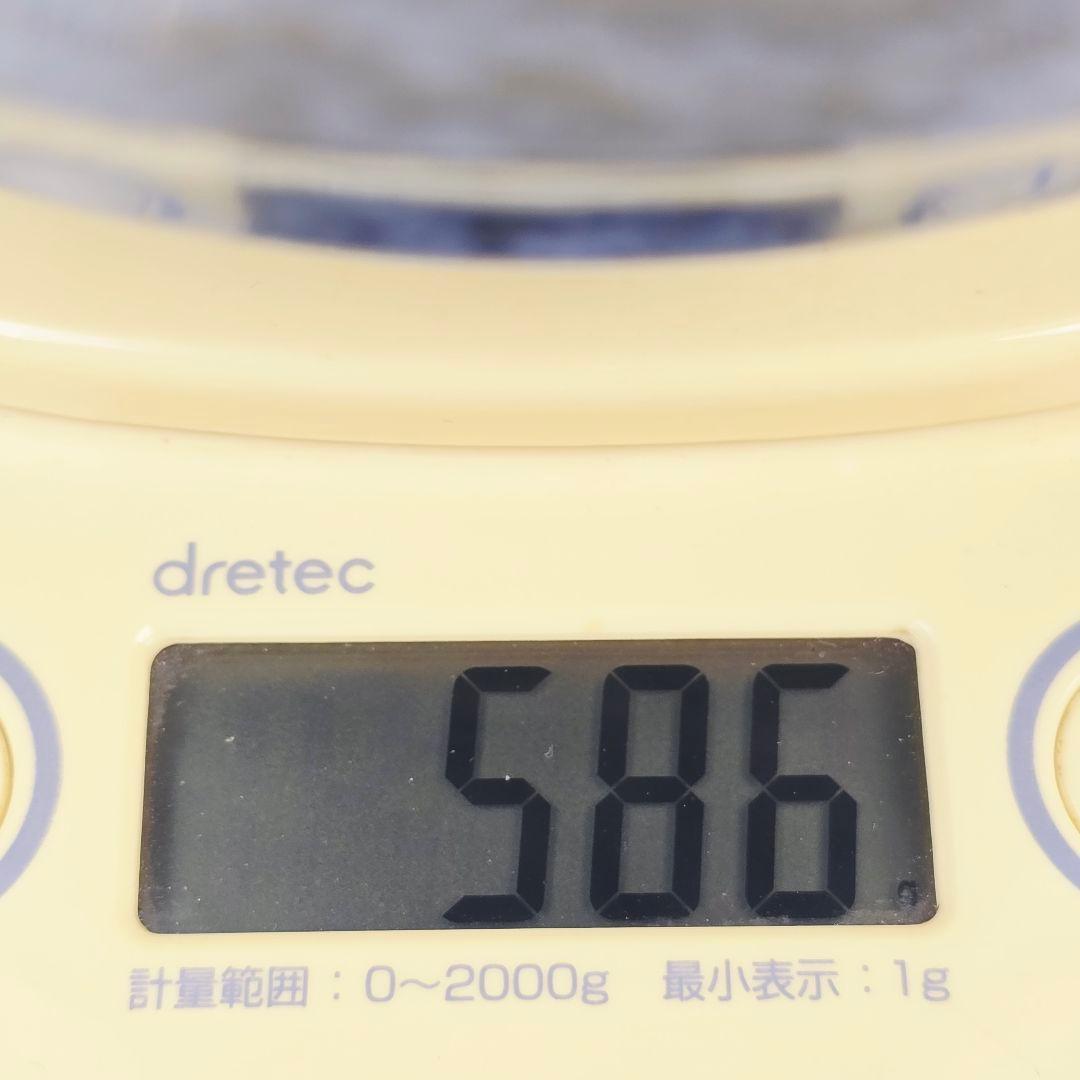 舶来品 中国古磁 雪花藍釉 留白 梅紋 大海碗 大型茶碗 観賞