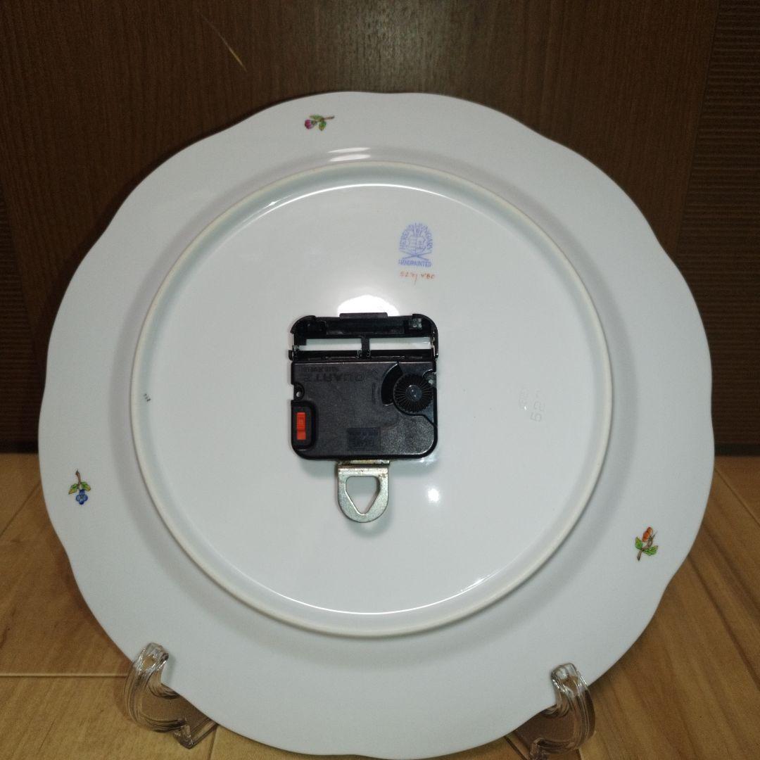 ヘレンド　ウォールクロック　ヴィクトリアブーケ　壁掛け時計