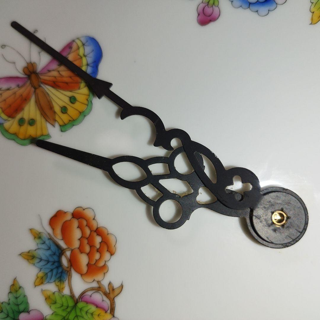 ヘレンド　ウォールクロック　ヴィクトリアブーケ　壁掛け時計