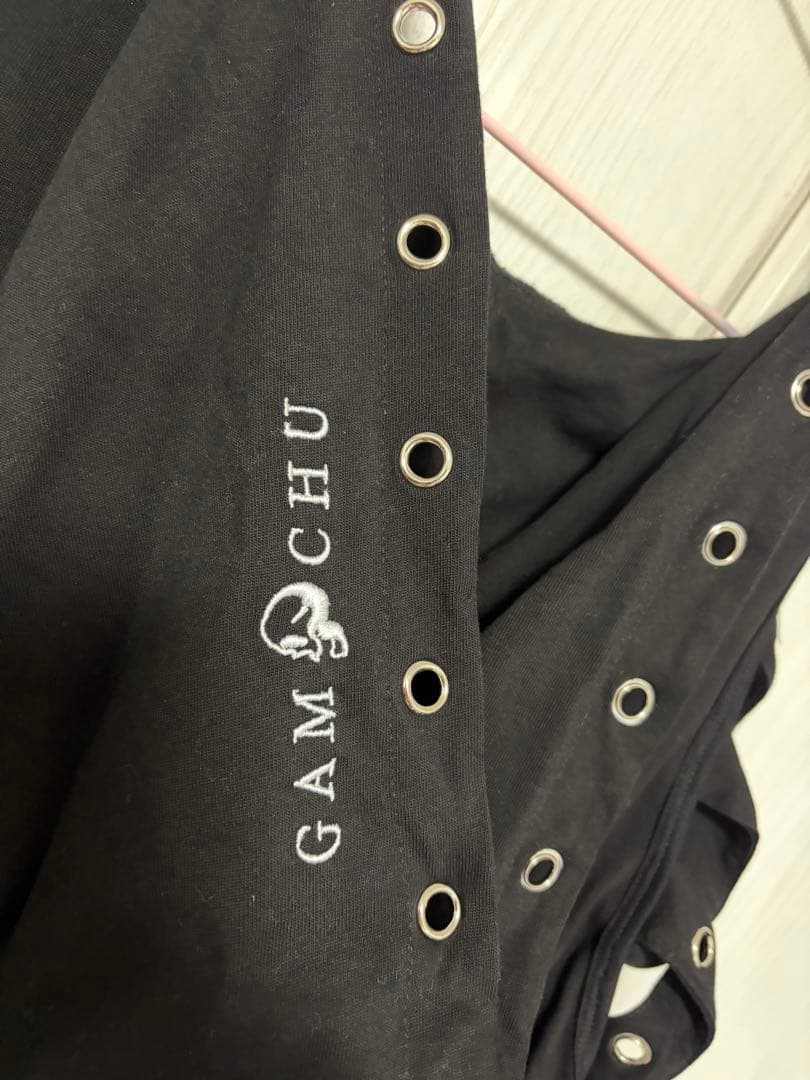 Gamchu【ガムチュ】ボクはずっと日陰にいたいなフード付きスカルタンク