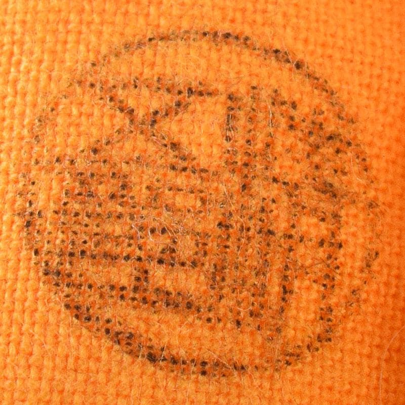 茶道具　金工師　木村清五郎（清雲）造　銅製　菊頭　火箸　共布共箱　C　R8471