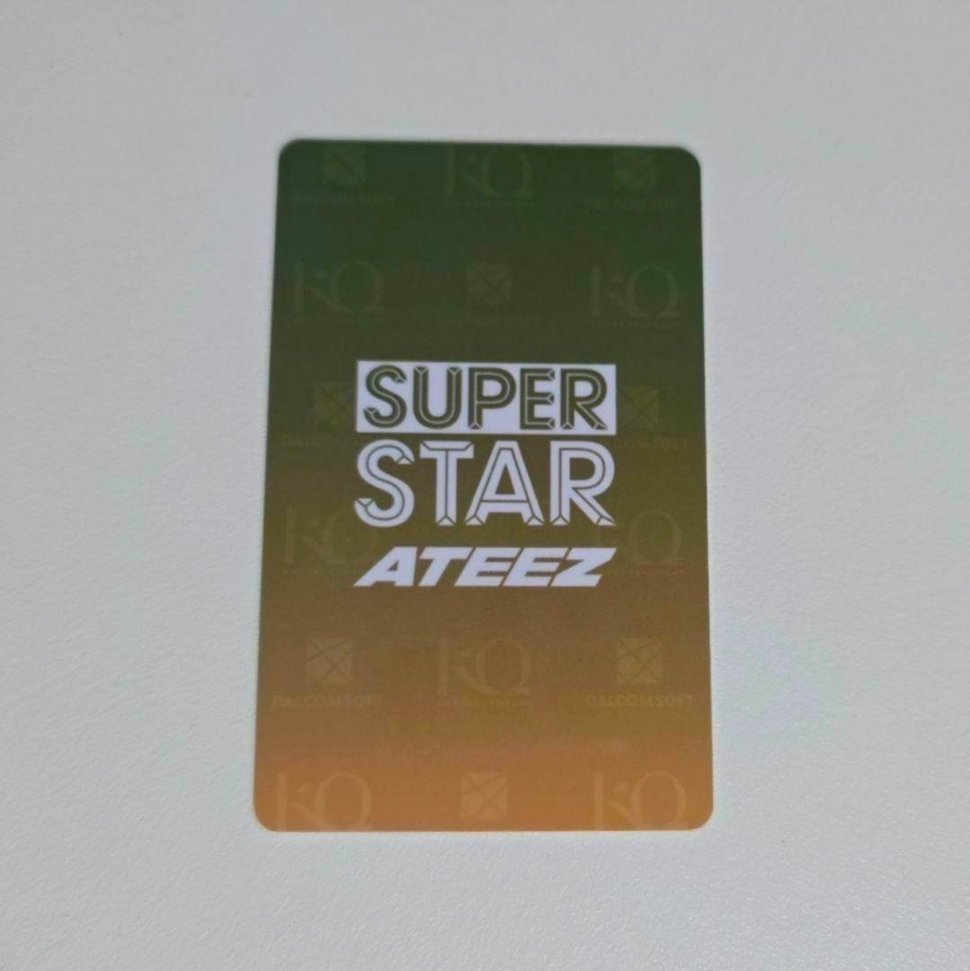 ATEEZ ホンジュン SUPERSTAR 韓国 オフラインイベント限定トレカ
