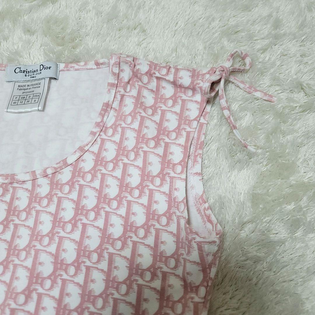 極美品✨Christian Dior ディオール　トロッター ノースリーブ