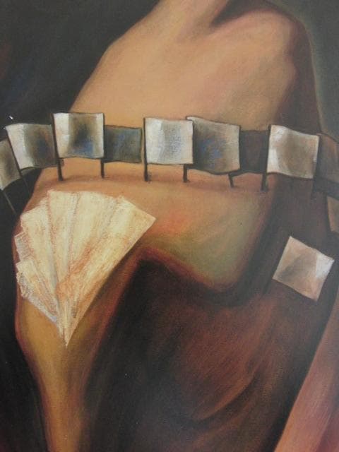 岡本太郎、【憂愁】、希少な大判額装用画集より、新品高級額装付、巨匠、日本人画家