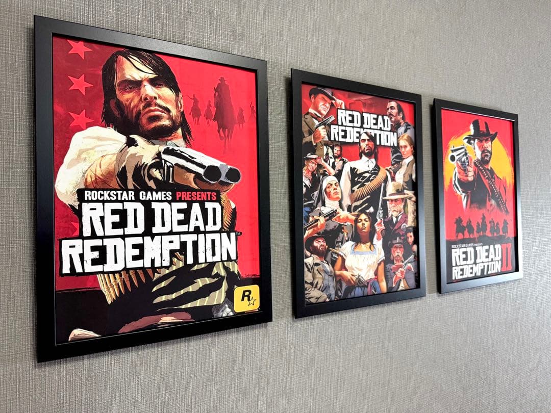 No.273フレーム付きキャンバスアート　レッドデッドリデンプション