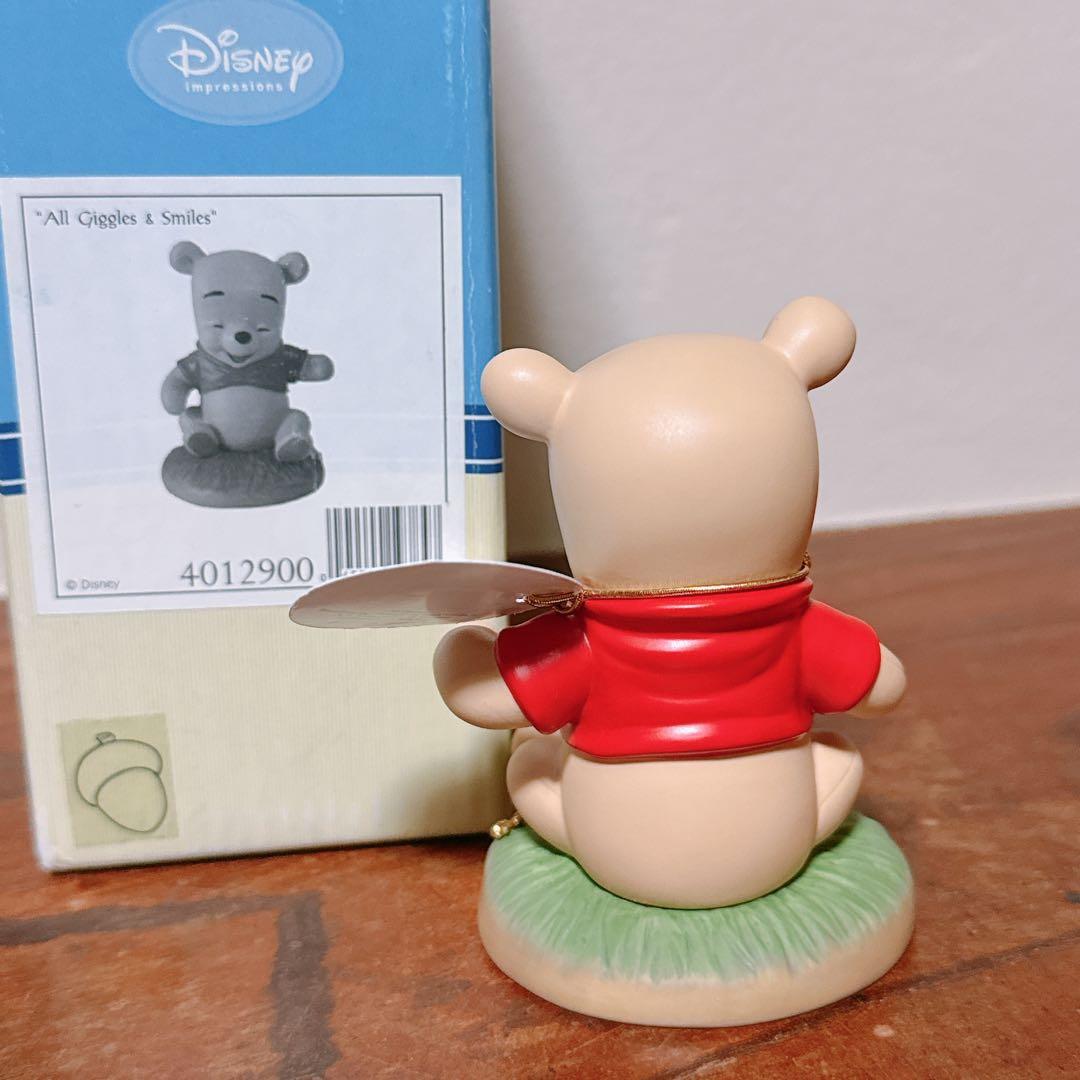 ディズニー ベビー　プーさん　置物　陶器　フィギュア