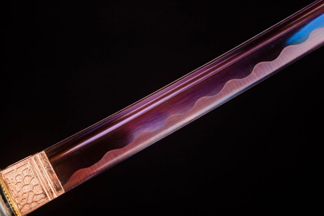 1045-武具 刀装具 日本刀　模造刀 居合刀 武士道 武蔵 鑑賞用 手鍛造打