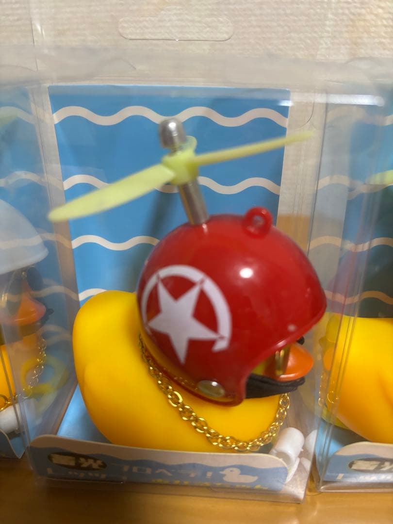 アヒル隊長　プロペラ付き　自転車　バイク　8個セット