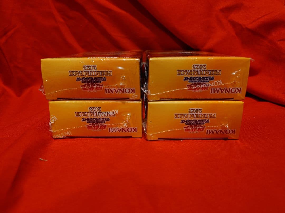 プレミアムパック　2023 4BOX 遊戯王　シュリンク付き　新品未開封