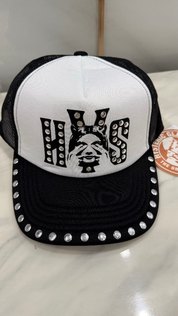 【新品未使用】ヒステリックグラマー　スタッズメッシュキャップ -005