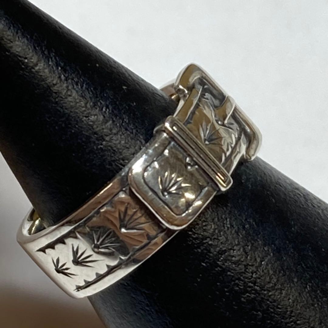 ageteピンキーリング4.5号　シルバー　　　　　　K484