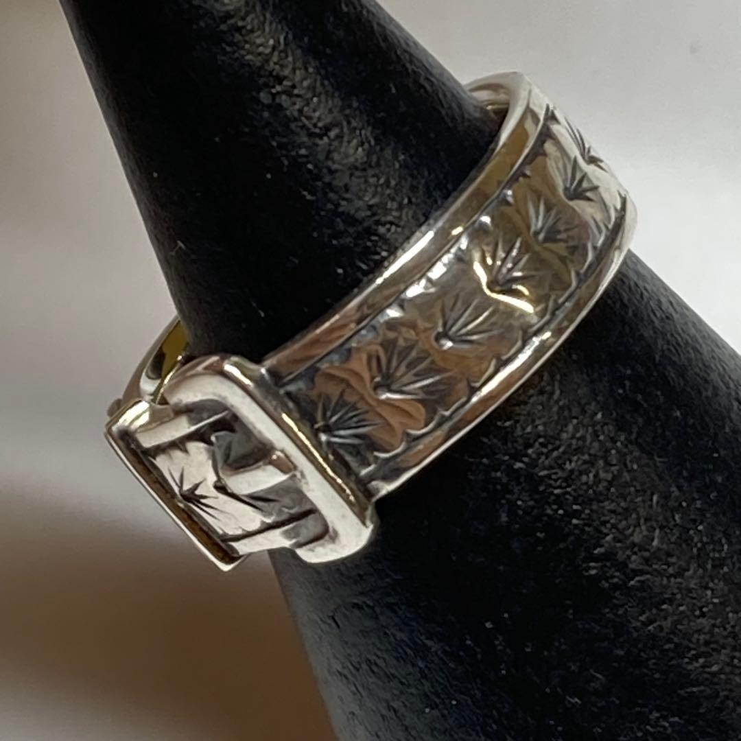 ageteピンキーリング4.5号　シルバー　　　　　　K484