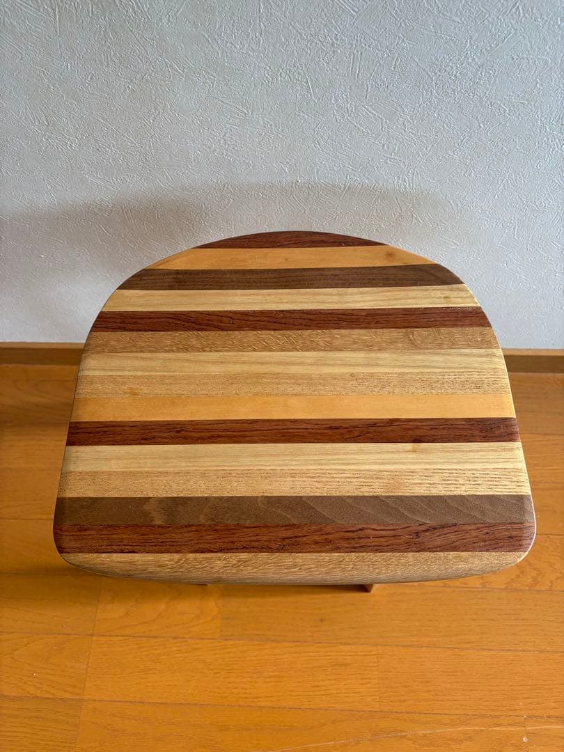 ma@プロフお読みください 木製 スツール 椅子 無垢材 ハンドメイド