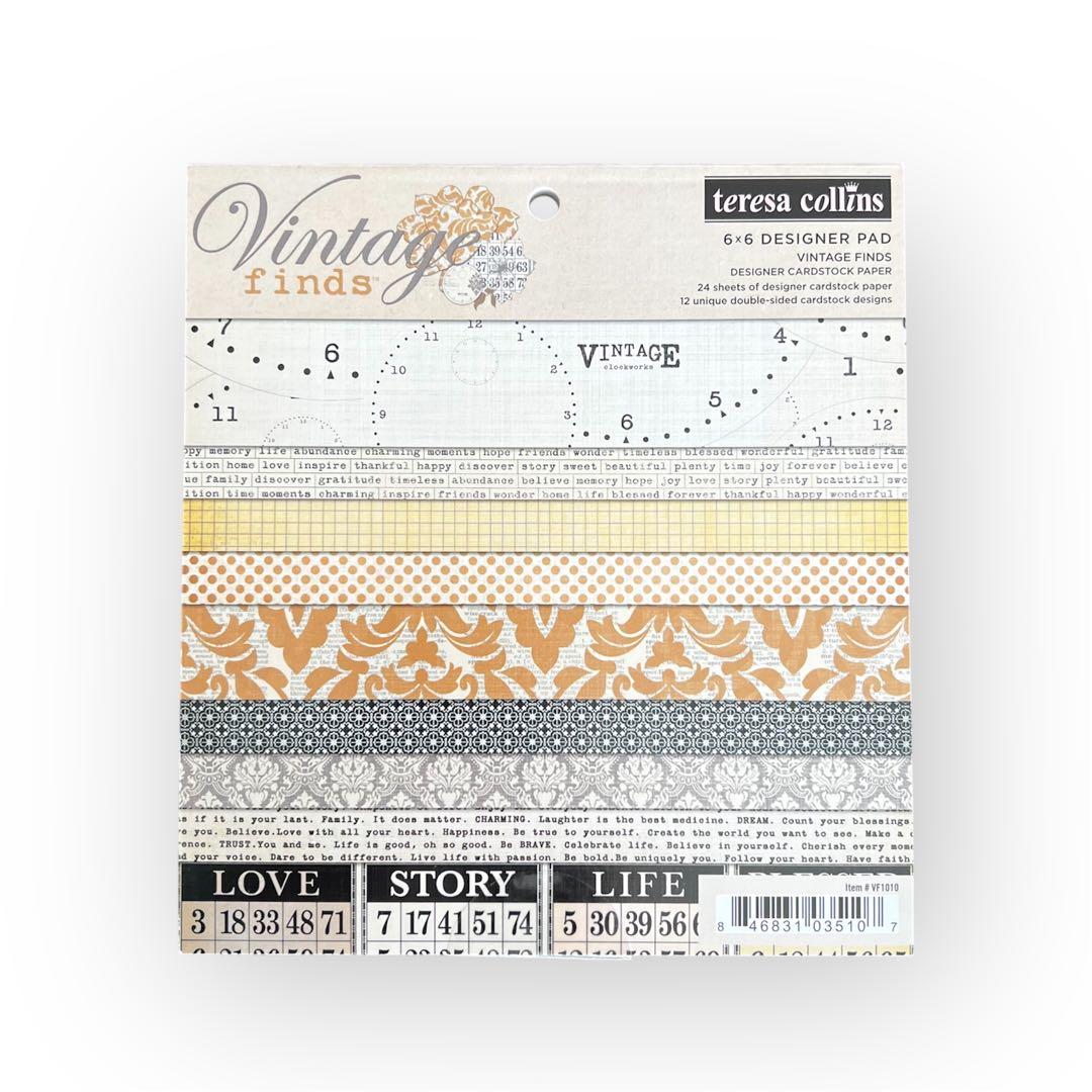 Teresa Collins 6x6 スクラップブッキングペーパー 未開封 - メルカリ