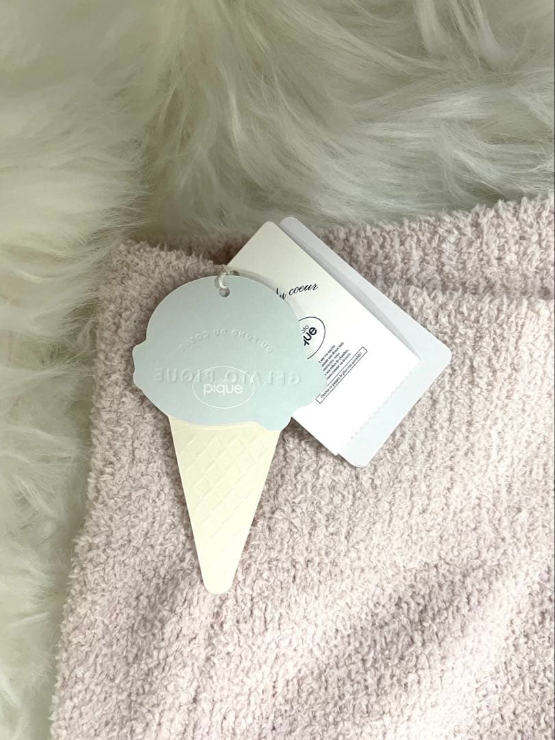 新品 ジェラートピケ チェリージャガードプルオーバー リブフレアショートパンツ