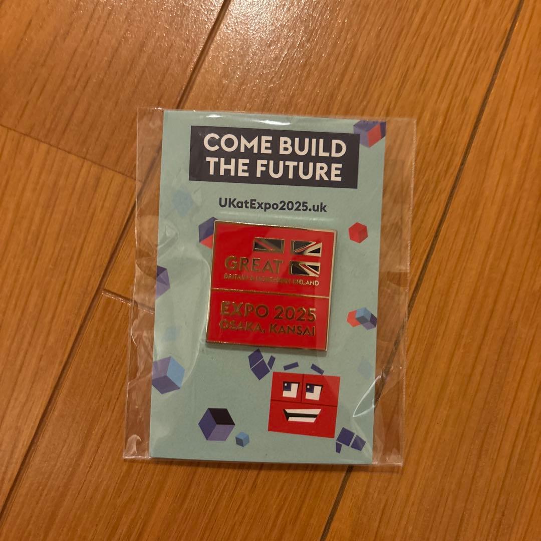 非売品】大阪関西万博イギリス館 VIP専用ピンバッジ キャラクターグッズ