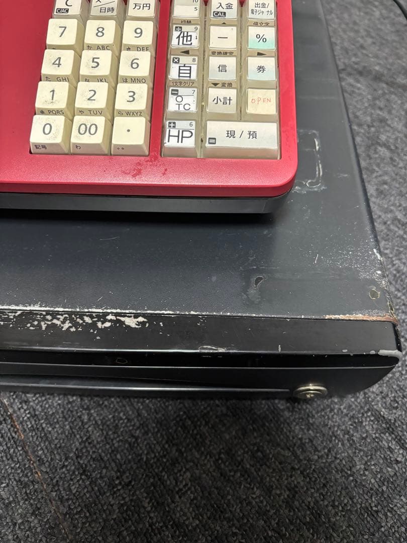 CASIO TE-300 赤 レジスター