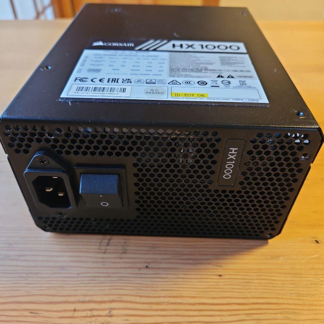 corsair HX1000 電源 動作確認済 コルセアの通販はau PAY マーケット