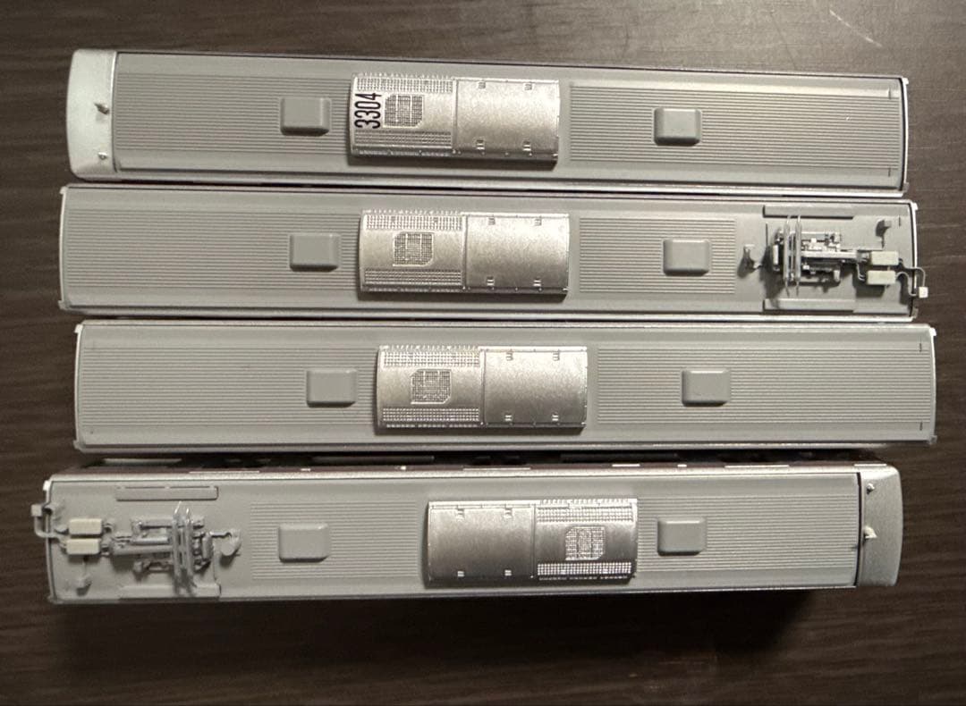 に*ぃ様 グリーンマックス名鉄3300系（新塗装）基本4両編成セット動力付き（3