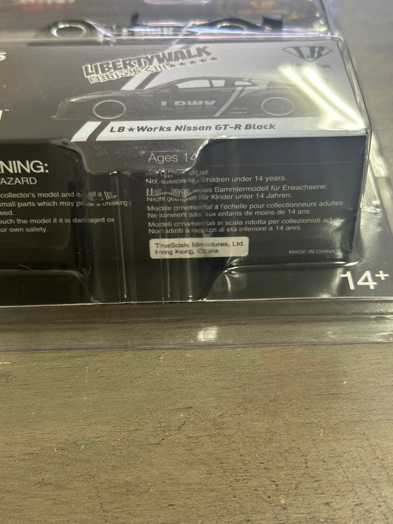MINI GT LBWK 日産GT-R ブラック マットブラック1/64