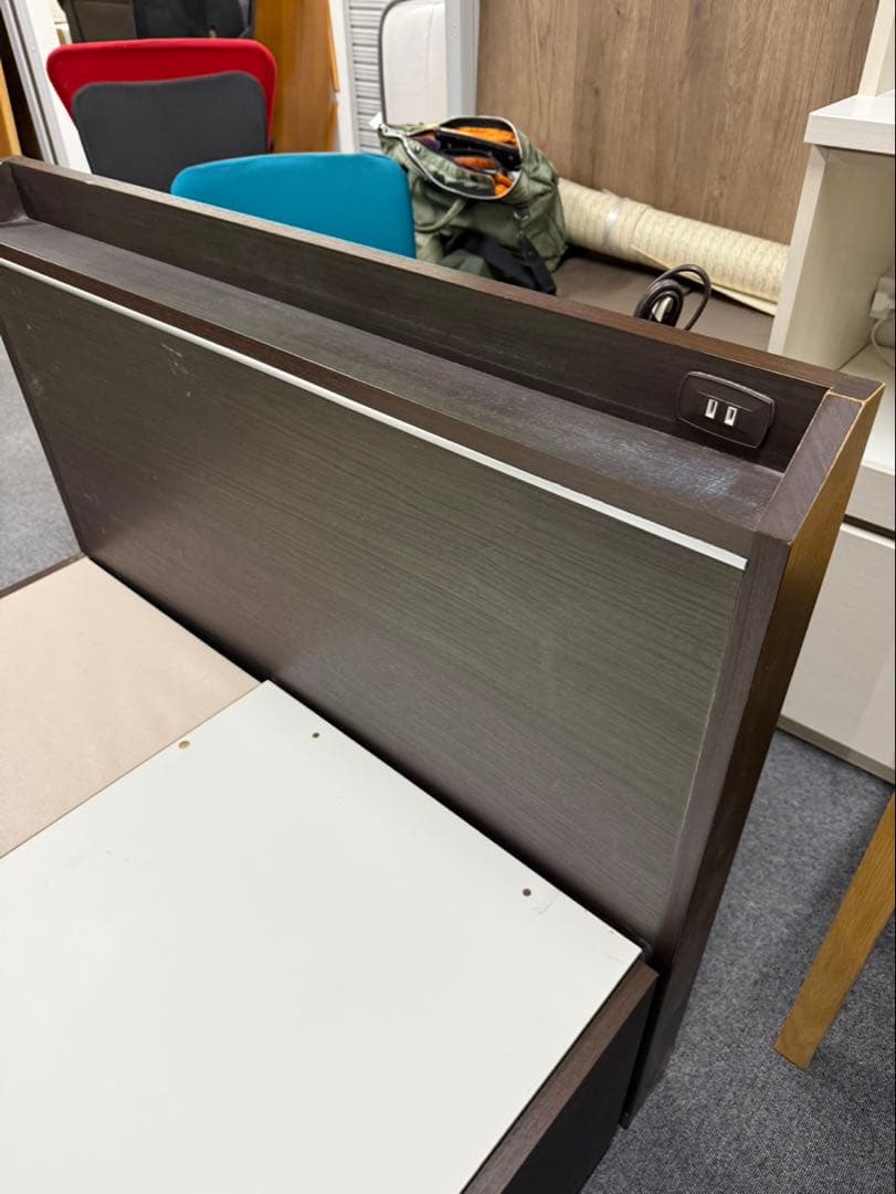 秋刀魚さま/ニトリ 収納付きベットフレーム　シングルベッド　木製ベッドフレーム