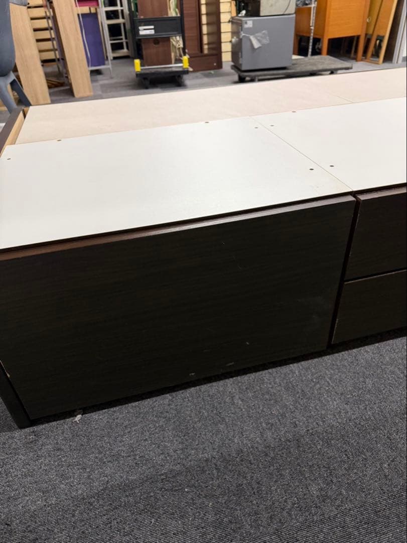 秋刀魚さま/ニトリ 収納付きベットフレーム　シングルベッド　木製ベッドフレーム