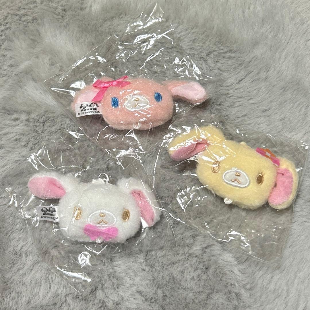 サンリオ シュガーバニーズ ぬいぐるみチャーム しろうさ はなうさ も