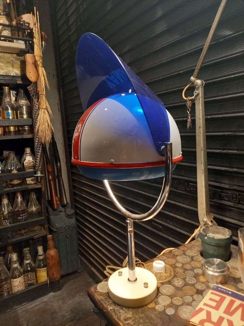 極希少　1970's　ヤマハ　販売店　ノベルティ　非売品　ヘルメット　ランプ