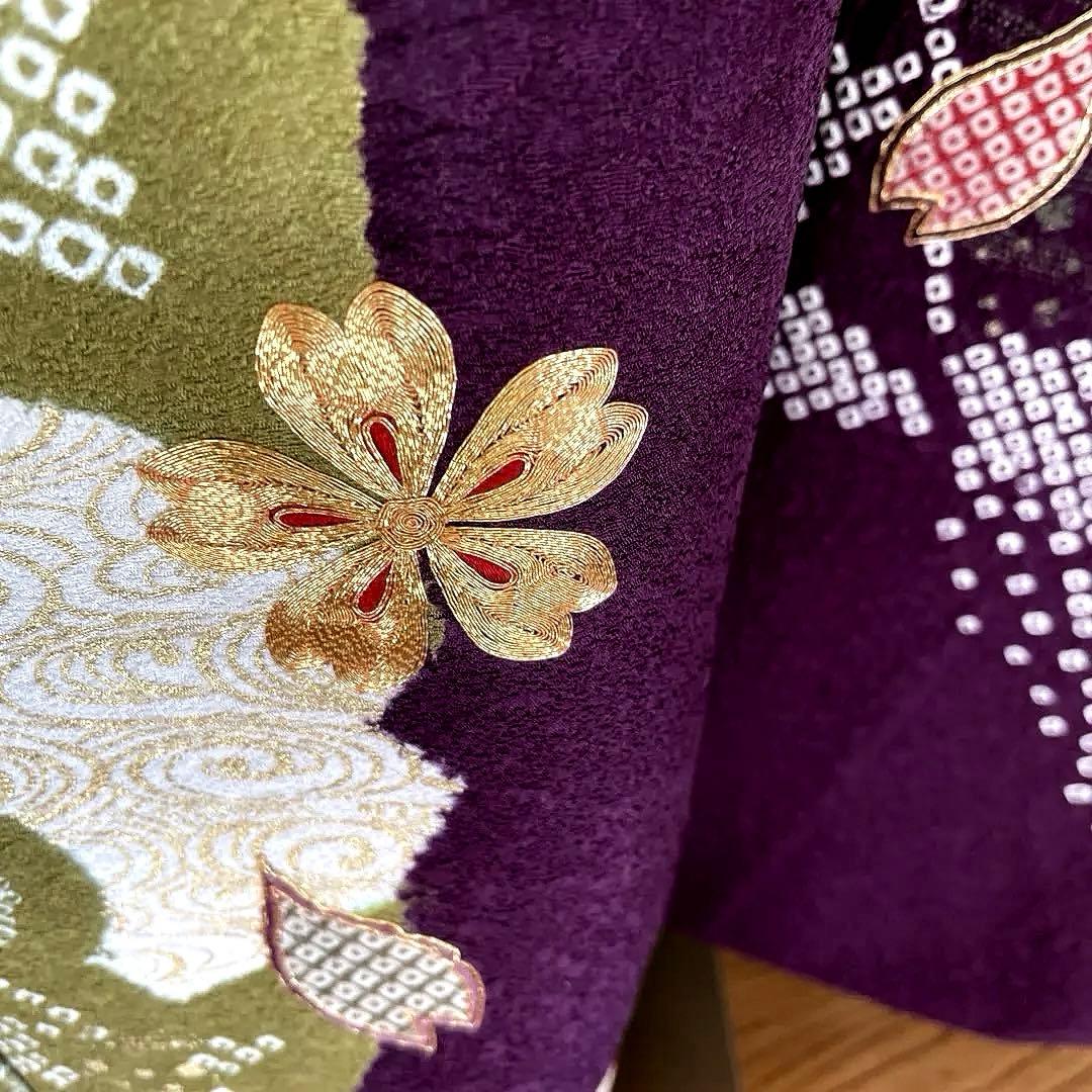 まー様専用ページ プラスサイズ 高身長 絞り 手刺繍 成人式振袖 振袖