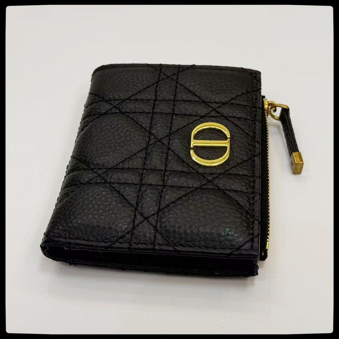 【付属品完備】 二つ折り財布 レディース ブラック