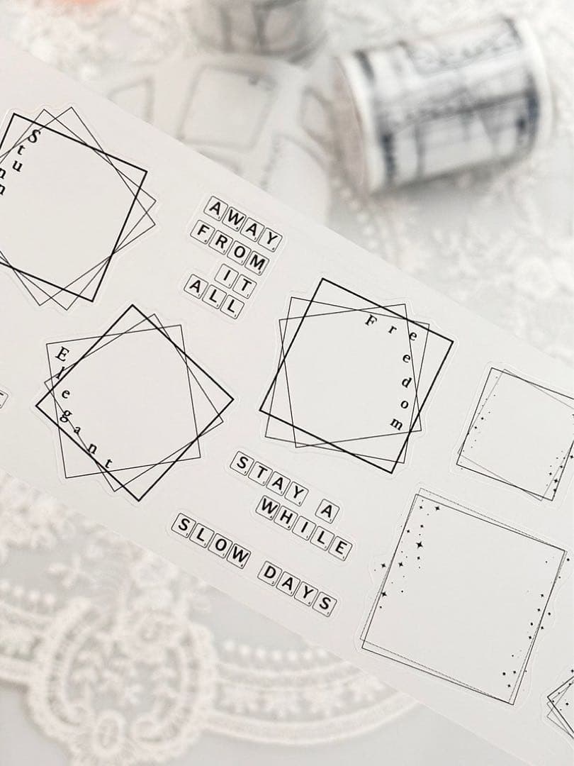 ggaggong 海外マスキングテープ マステ 【2545】