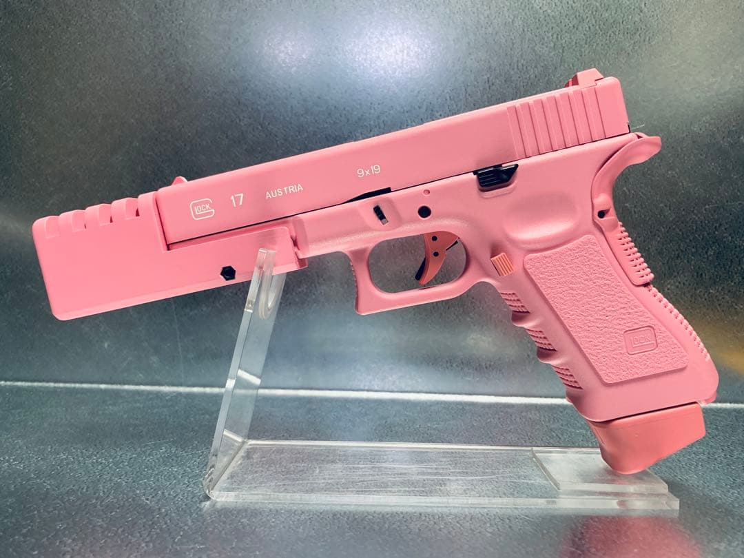 東京マルイ グロック17 ガスブローバック ピンク コンペンセイター