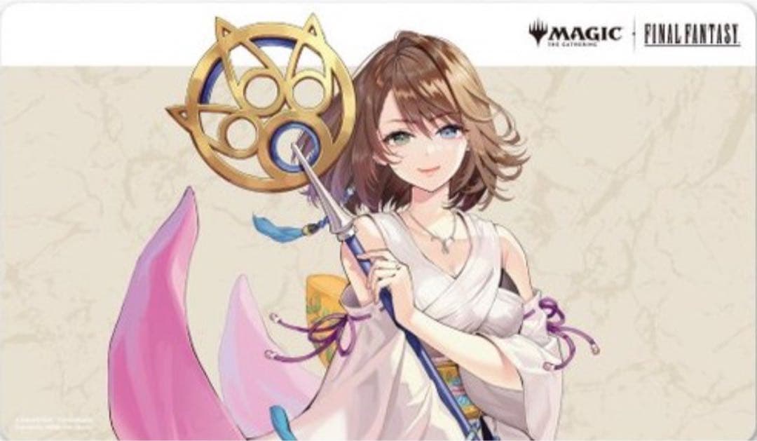 MTG FINAL FANTASY プレイヤーズラバーマット大召喚士 ユウナ マジック：ザ・ギャザリング――FINAL FANTASY プレイヤーズラバーマット