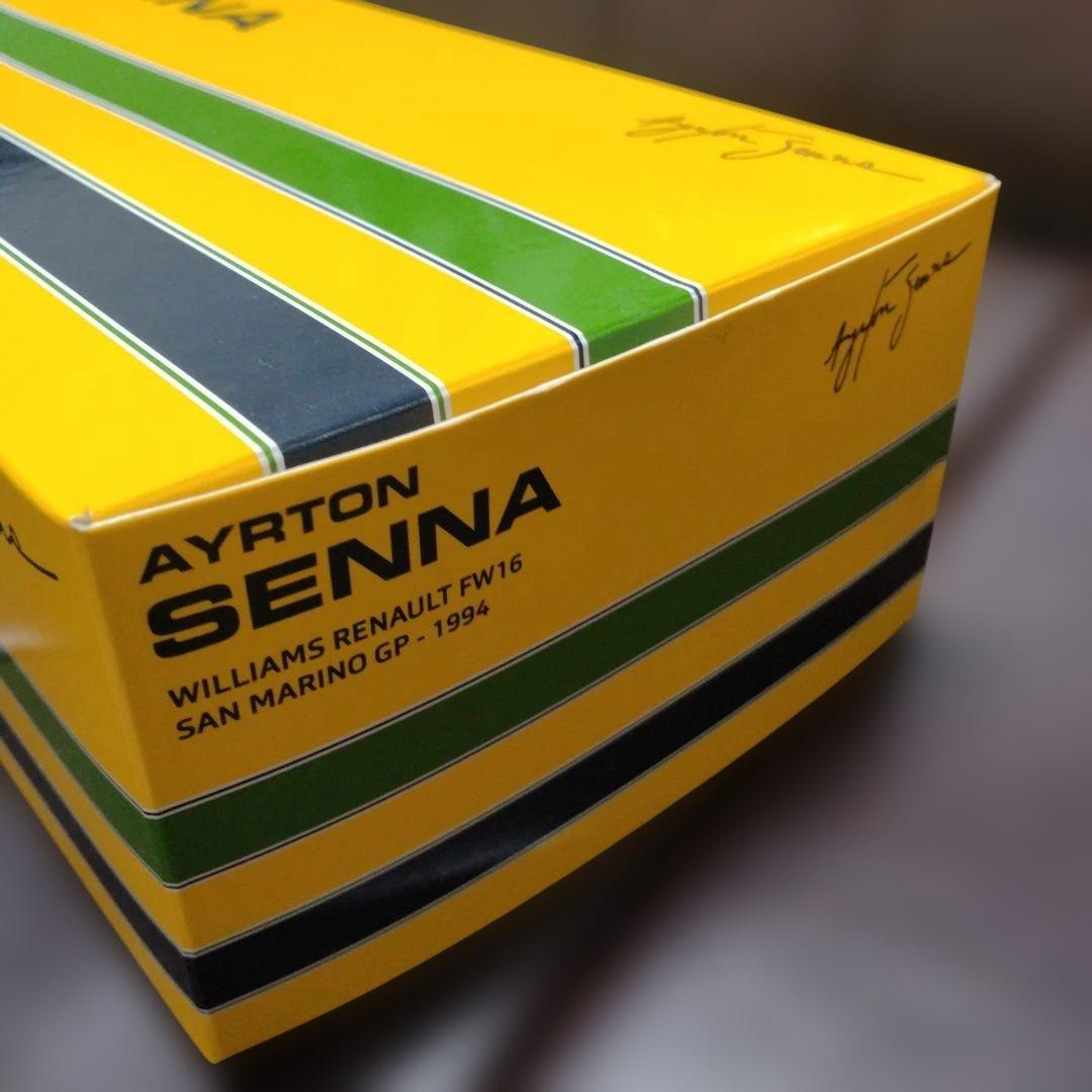 1/18 ウィリアムズ FW16 サンマリノGP アイルトン セナ ロスマンズ