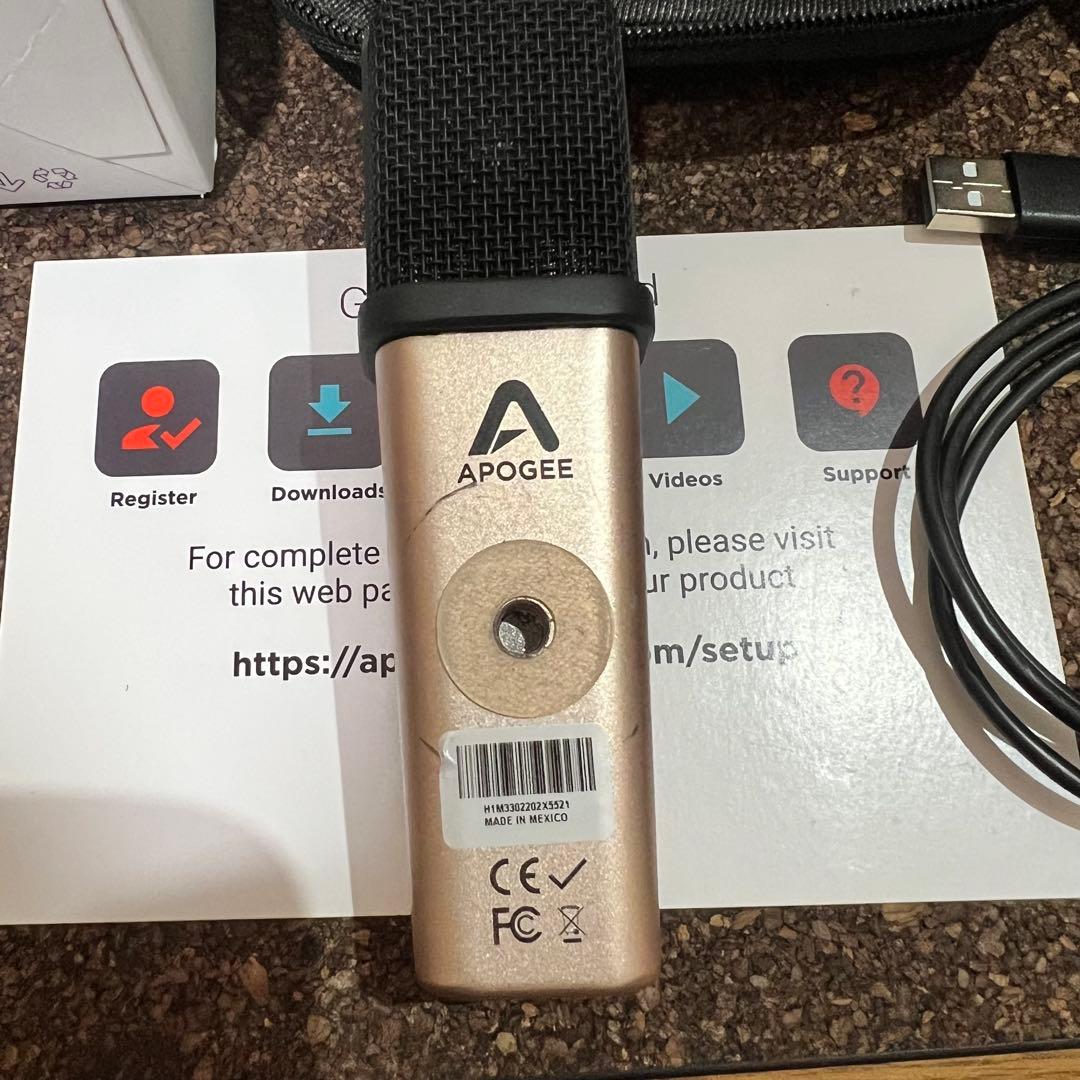 APOGEE HypeMic USB コンデンサーマイク YouTube 配信
