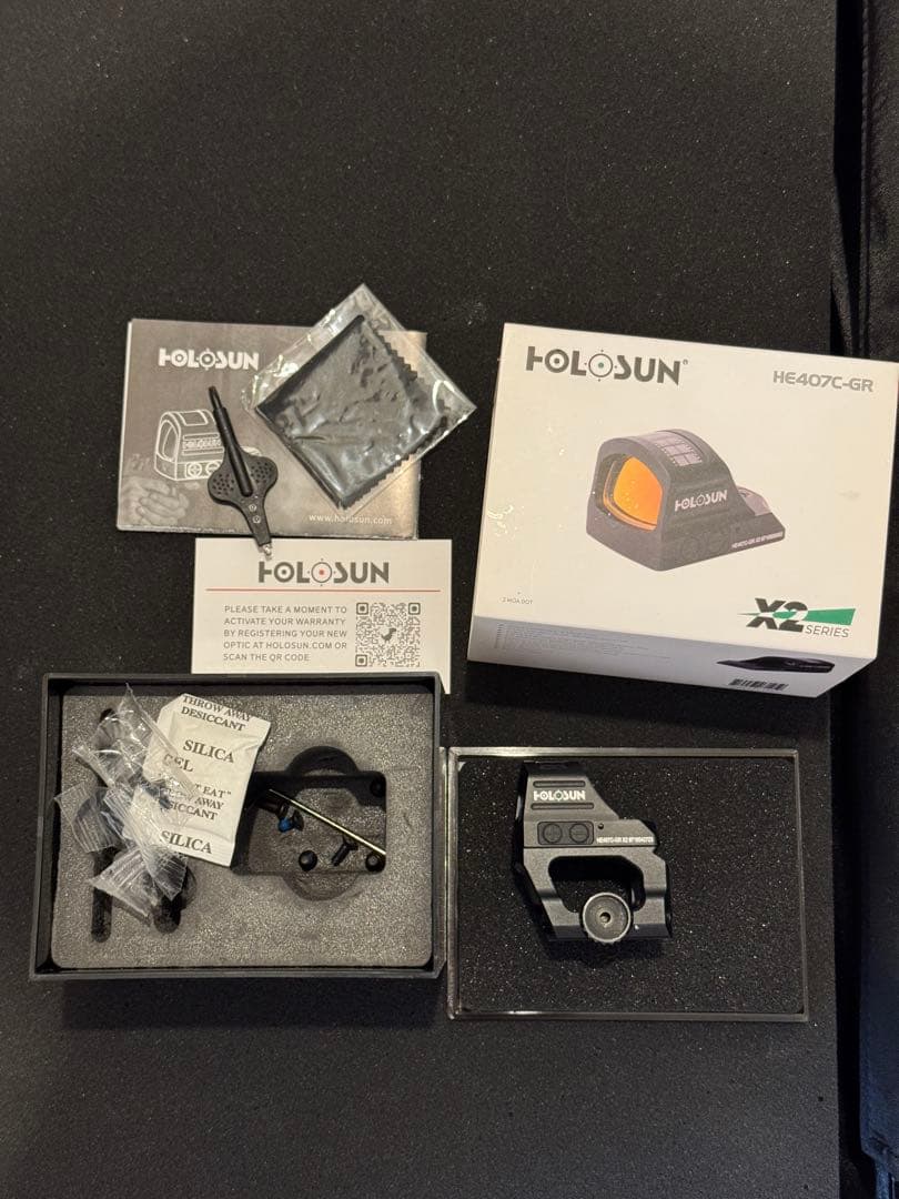 HOLOSUN 407C ドットサイト 実物　ホロサン　グリーン　mws GHK HOLOSUN 407C ドットサイト 実物 ホロサン グリーン mws GHK