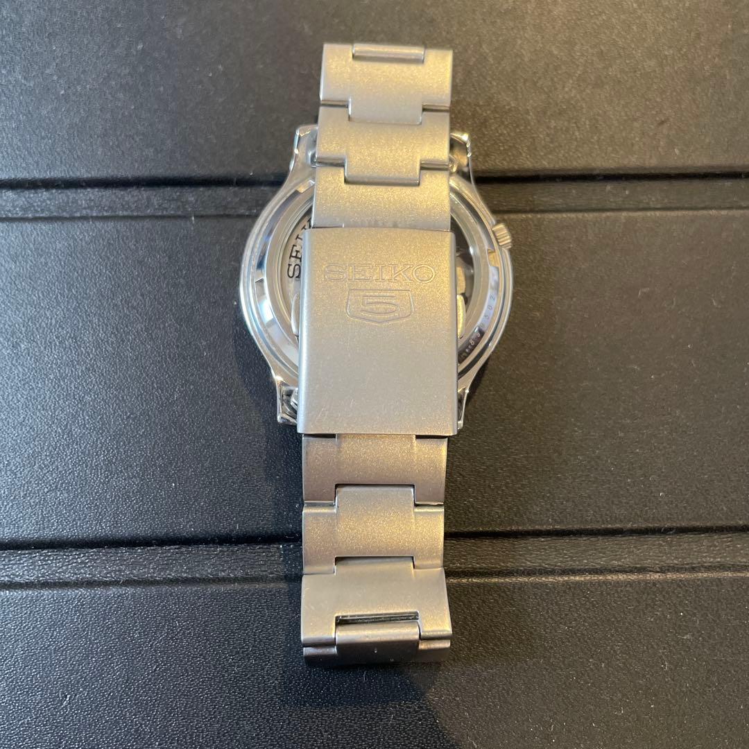 SEIKO5 自動巻き腕時計 ブラック