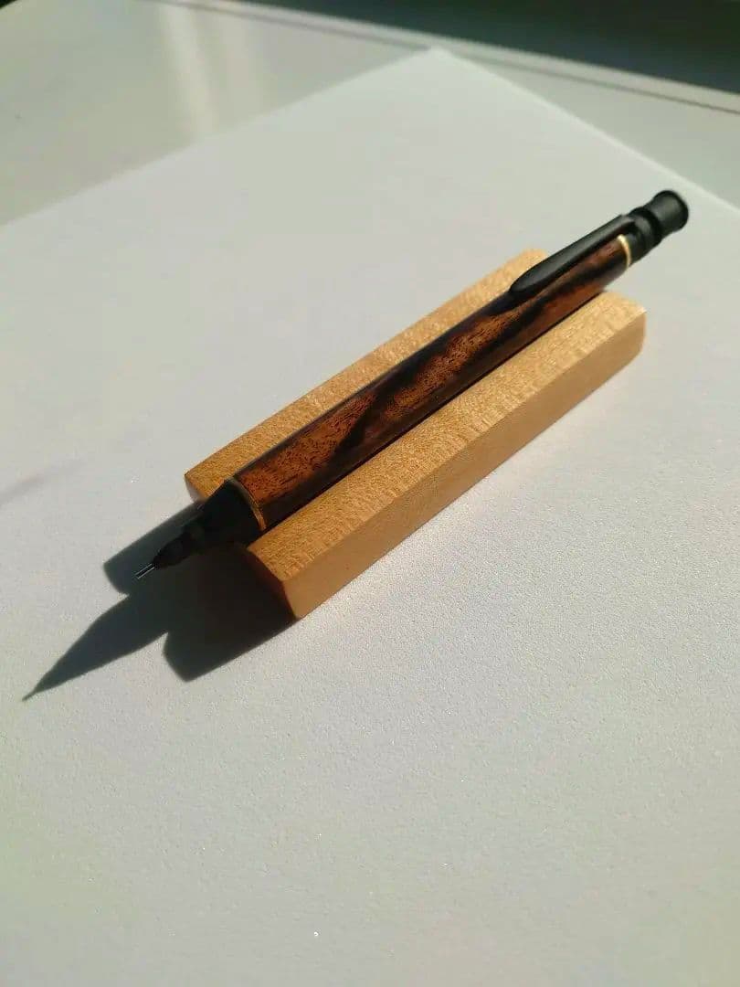 黒柿 シャープペンシル MDS-1 三神クラフト 新うるし仕上げ 拭き漆
