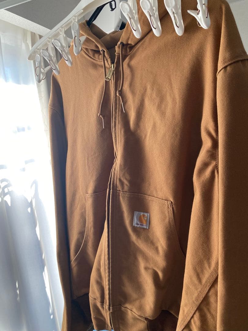 Carhartt ブラウン フード付きジャケット Lサイズ