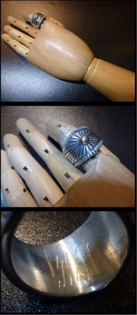 最終値下げ ハリソンジム ナバホ族 リング 指輪 22号 14kモデル