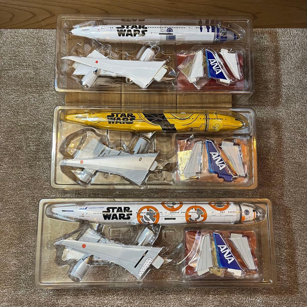 【未使用・超貴重】ANA スターウォーズ 非売品 モデルプレーン特別塗装機セット